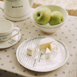 Салатники SL Home Милый дом, 700 мл, d=16 см, фарфор, набор 2 шт., белые