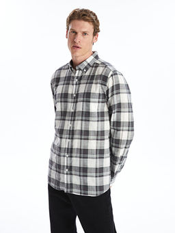 Regular Fit Uzun Kollu Ekose Arm?rl? Erkek G?mlek