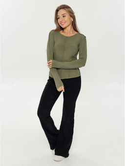 Лонгслив женский Эмма (черный) - Lovetex фото 14