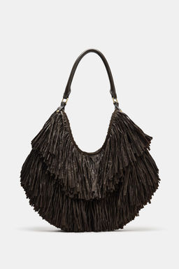 FRINGED TOTE BAG - Zara фото 8