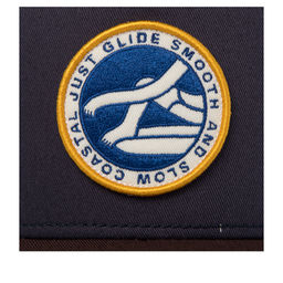 Бейсболка COASTAL арт. HFT Smooth Glide (темно-синий / коричневый) фото 3