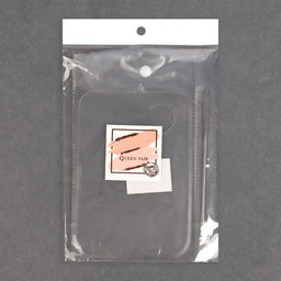 Палитра для смешивания лаков, 10×15 см, с шабером 15 см, прозрачная