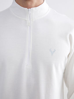 Dik Yaka Erkek Sweatshirt