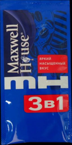 Maxwell House. 3 в 1 180 гр. карт.пачка, 12 пак.