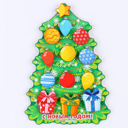 Сортер WoodLand Toys «Ёлка», на липучках