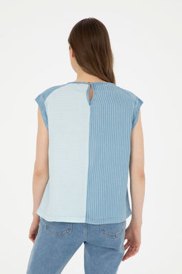 U. S. Polo Assn / Женская синяя джинсовая рубашка - U.s. polo assn фото 12