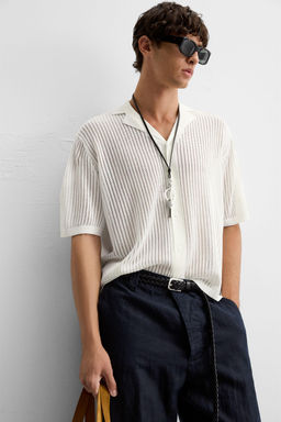 KNIT LACE SHIRT - Zara фото 5