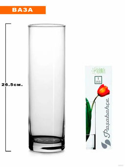 FLORA Ваза Цилиндр h= 265 мм, арт.43767 SL (1013291)