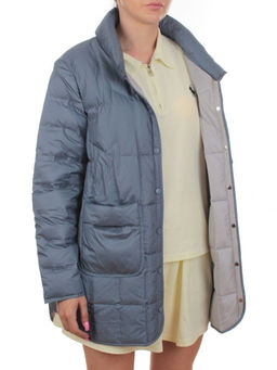 H24-328 BLUE Куртка пуховая облегченная женская (белый утиный пух) - Fashion фото 8