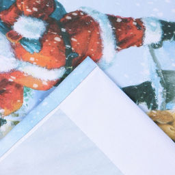 Комплект штор д/кухни с подхватами Рождественский вечер 145х180см-2 шт., 100% п/э - Этель фото 3