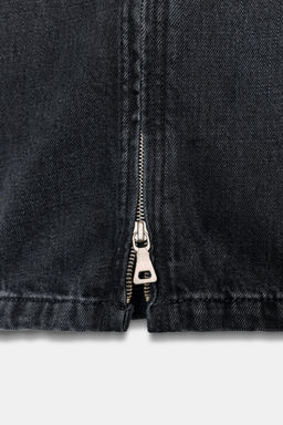 ZW COLLECTION WIDE-LEG MID-WAIST JEANS WITH ZIPS - Zara фото 8
