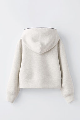 HOODIE WITH PIPING - Zara фото 2