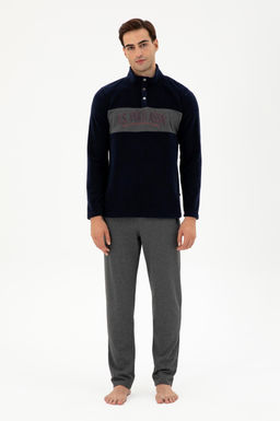 Мужской темно-синий пижамный комплект Неожиданная скидка в корзине - U.s. polo assn фото 2