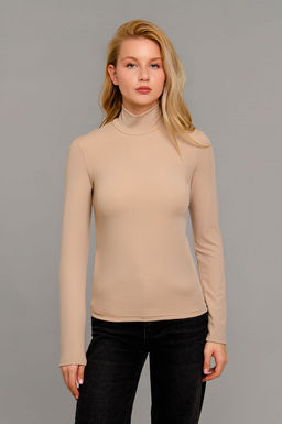 Арт.12803/5 Водолазка женская 42-50 (5 шт) Цвет:бежевый