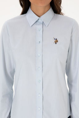 Kad_n A__k Mavi Uzun Kollu Basic G_mlek Sepette S_rpriz _ndirim - U.s. polo assn фото 6
