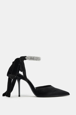 RHINESTONE SLINGBACK SHOES - Zara фото 5