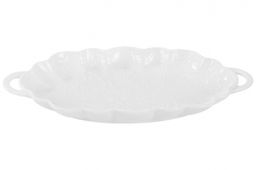 Блюдо для нарезки 26*13,5*2,7 см Веточки-цветочки