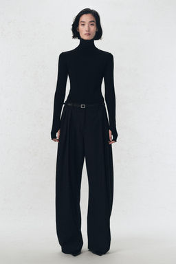 WOOL BLEND HIGH NECK BODYSUIT SOSHIOTSUKI X ZARA фото 9