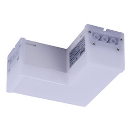 ULO-N11L-8W/6500K/90D IP40 WHITE Светильник светодиодный L-образный. Угол 90 градусов. Белый свет (4000K). 800Лм. Алюминий. Цвет белый. TM Uniel