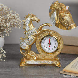 Часы статуэтка Конь 15 см / 7029 / уценка скол