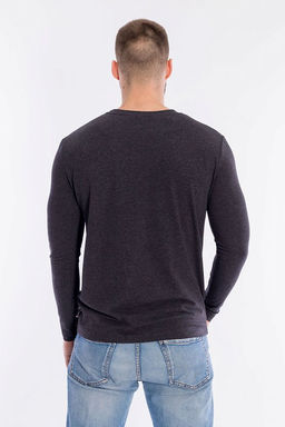 Лонгслив М123056а Антрацит - Елена фото 4