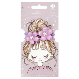 Набор резинок для волос арт. 71844 / 10 ЦВЕТОЧКИ (в наборе: 2шт., б/р, вулканизированная резина, пол