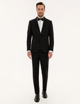 Смокинг Pierre Cardin Extra Slim Fit с жилетом черный