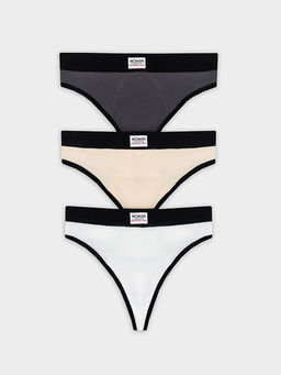 Трусы бразилиана женские в наборе, 3 шт - Mark formelle фото 4