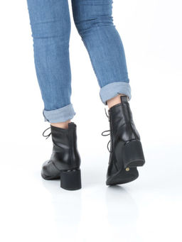 04-M3-2274 BLACK Ботинки зимние женские (натуральная кожа, натуральный мех) - Фабричный китай фото 3