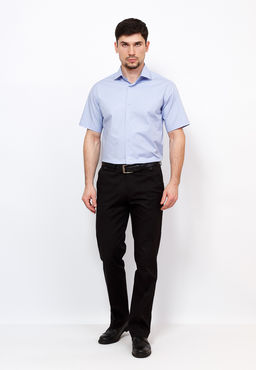 Сорочка мужская короткий рукав GREG 220/107/6403/Z STRETCH  фото 6