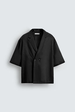100% LINEN KIMONO SHIRT - Zara фото 8