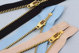 Молния Металл JIN 4L 10 см латунь № 1 Тип 4 10 шт Gamma