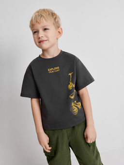 ACOOLA / Футболка детская для мальчиков Brownie темно-серый