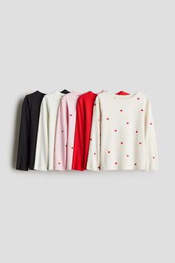 Pack de 5 camisetas de punto