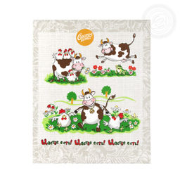 Набор полотенец из рогожки "Счастье есть" 45*60/3 шт. - 45*60 Полотенца из рогожки