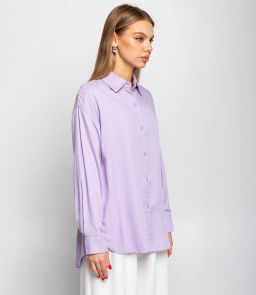 Рубашка #КТ3160 (6), светло-сиреневый