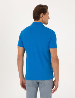 Sax Slim Fit %100 Pamuk K_vr_lmaz D__meli Polo Yaka Basic Ti__rt