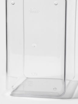 Ёмкость для хранения сыпучих продуктов IDEA «Степ», 1.7 л, 16×10×14 см, пластик, крышка белая