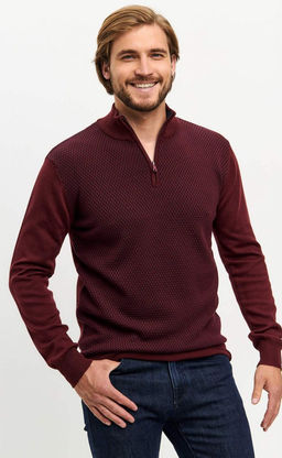 Джемпер F121-15-12032 bordo - Fine joyce фото 2