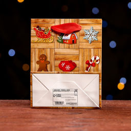 Цена за 12 шт. Пакет ламинированный Новогодний пазл 11,5 х 14,5 х 6 см - Simaland фото 6