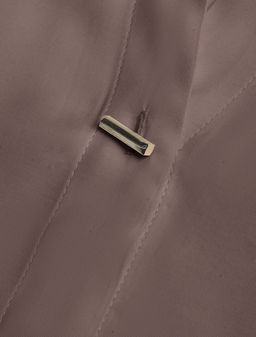 Блузка Vilatte с широкими манжетами, кофейная, из вискозы с лиоцеллом