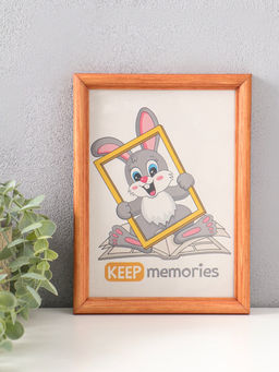 Фоторамка для фото 15×21 см Keep memories, Yuliya, дерево под орех, (пластиковый экран)