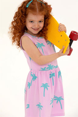 Трикотажное платье без рукавов Магнолия для девочек Неожиданная скидка в корзине - U.s. polo assn фото 2
