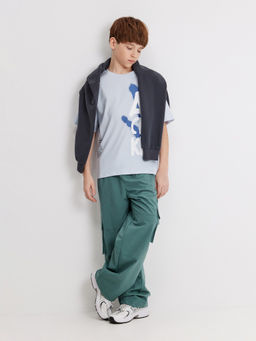 ACOOLA / Футболка детская для мальчиков Meringue светло-голубой  фото 6