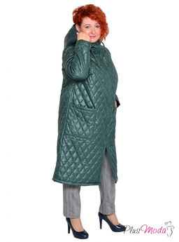 Пальто Модель №1716 размеры 44-84 - Plusmoda фото 4