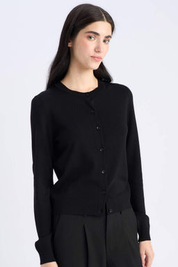 Regular Fit Bisiklet Yaka Basic Duz Triko H?rka - Defacto фото 4