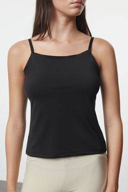 Siyah Micro Ip Ask?l? Orme Ic Giyim Atlet THMAW25AL00001 - Trendyolmilla фото 3