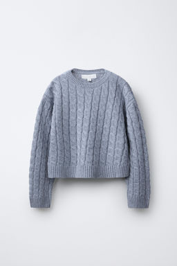 CABLE-KNIT JUMPER