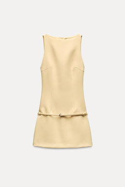 STRETCH DRESS WITH BELT