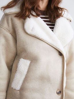 Biker Yaka Oversize Kad?n S?et Mont